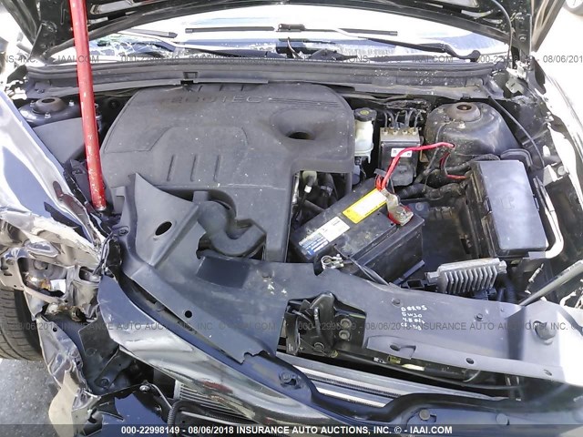 1G1ZB5E00CF270878 - 2012 CHEVROLET MALIBU LS შავი ფოტო 10