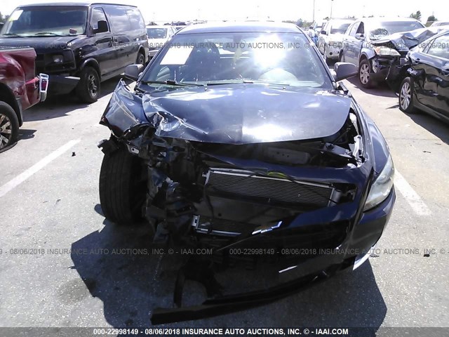 1G1ZB5E00CF270878 - 2012 CHEVROLET MALIBU LS შავი ფოტო 6