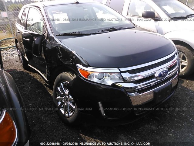 2FMDK4KC6CBA04496 - 2012 FORD EDGE LIMITED BLACK photo 1