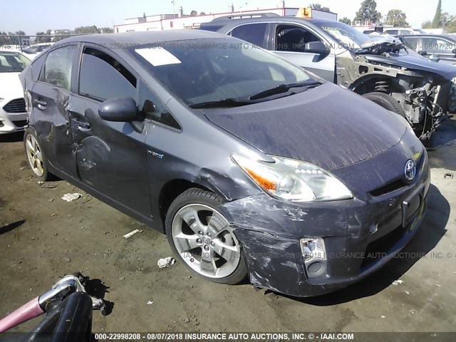 JTDKN3DU5A5200532 - 2010 TOYOTA PRIUS GRAY photo 1