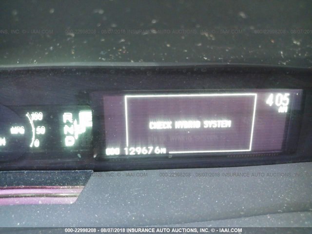 JTDKN3DU5A5200532 - 2010 TOYOTA PRIUS ნაცრისფერი ფოტო 7