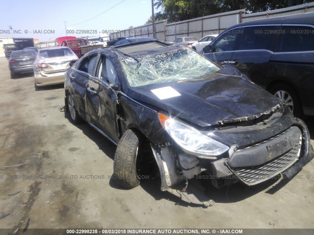 KMHEC4A44FA131503 - 2015 HYUNDAI SONATA HYBRID/LIMITED BLACK photo 1