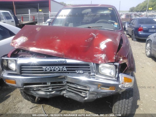 JT3VN39W2M0070626 - 1991 TOYOTA 4RUNNER VN39 SR5 MAROON photo 6