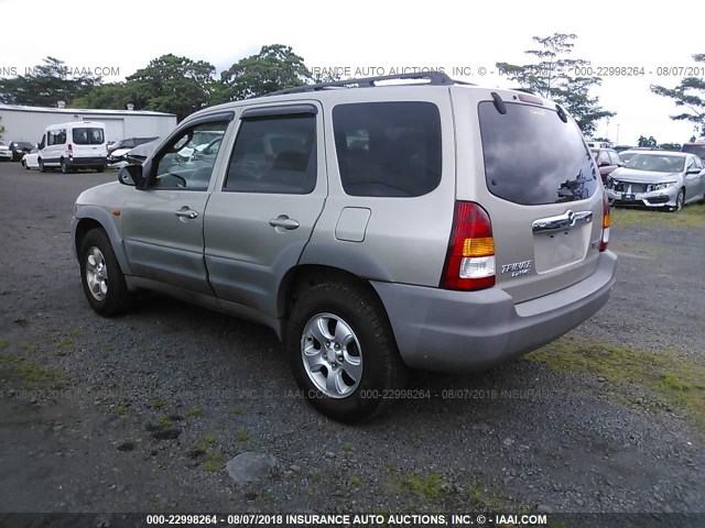 4F2YU06151KM47324 - 2001 MAZDA TRIBUTE DX 金色 照片 3