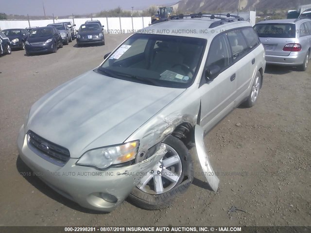 4S4BP61C477304123 - 2007 SUBARU LEGACY OUTBACK 2.5I Champagne photo 6