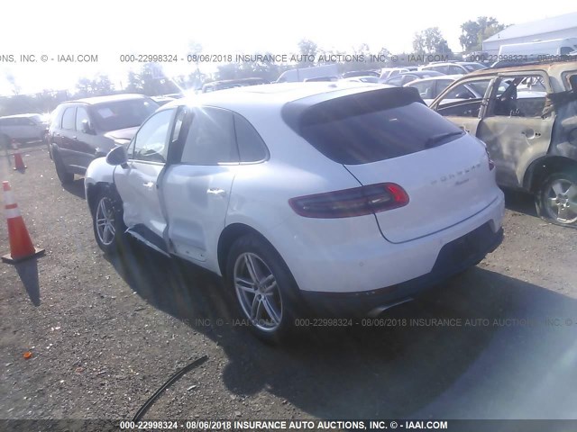 WP1AA2A56HLB09689 - 2017 PORSCHE MACAN WHITE photo 3