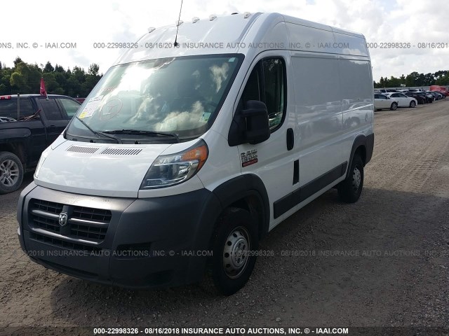 3C6TRVBG1EE115819 - 2014 RAM PROMASTER 1500 1500 HIGH WHITE photo 2