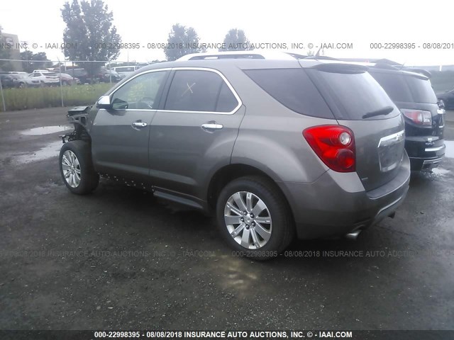 2CNFLGEY7A6401915 - 2010 CHEVROLET EQUINOX LTZ BROWN photo 3