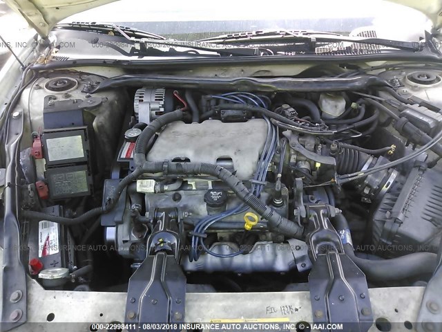 2G1WF52E739332924 - 2003 CHEVROLET IMPALA WHITE photo 10