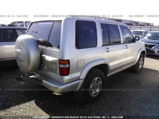 JACDJ58X3W7905506 - 1998 ISUZU TROOPER S/LS/LIMITED 银色 照片 4