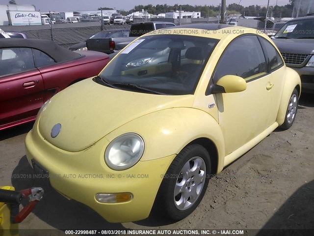 3VWCK21C03M423106 - 2003 VOLKSWAGEN NEW BEETLE GLS Sarı foto 2