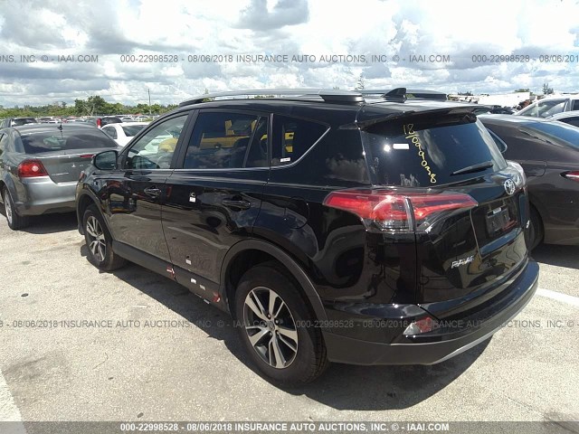 2T3WFREV7JW422846 - 2018 TOYOTA RAV4 ADVENTURE/XLE BLACK photo 3