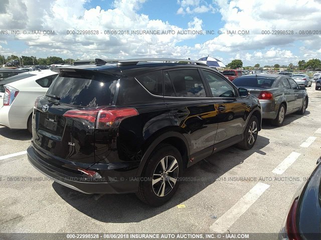 2T3WFREV7JW422846 - 2018 TOYOTA RAV4 ADVENTURE/XLE BLACK photo 4