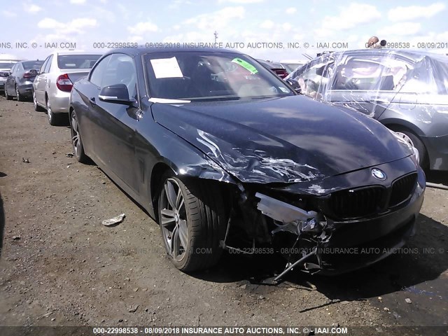 WBA3T7C54F5A36628 - 2015 BMW 435 XI BLACK photo 1