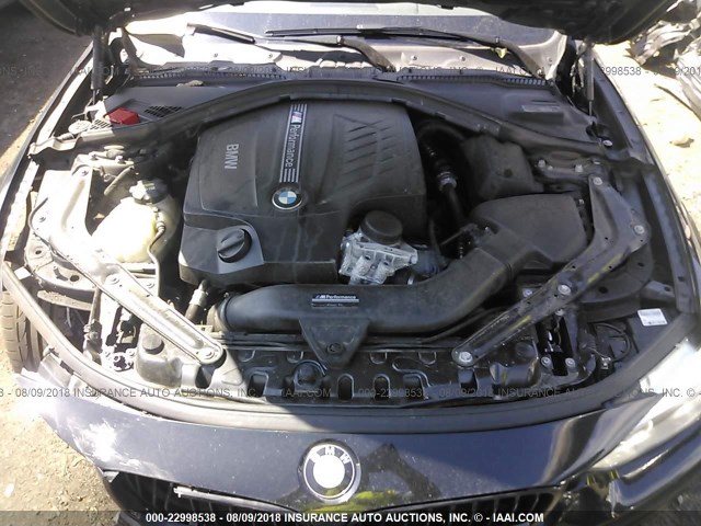 WBA3T7C54F5A36628 - 2015 BMW 435 XI BLACK photo 10