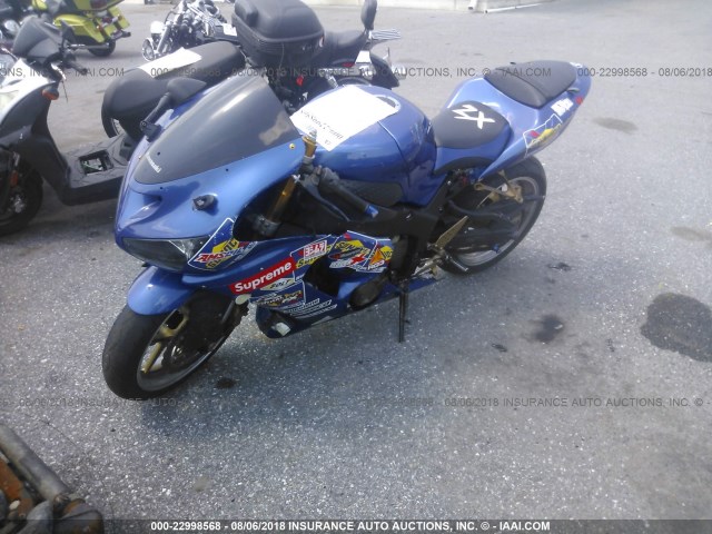 JKBZXJC185A005015 - 2005 KAWASAKI ZX636 C1 BLUE photo 2