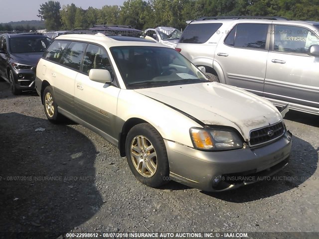 4S3BH686237612287 - 2003 SUBARU LEGACY OUTBACK LIMITED WHITE photo 1