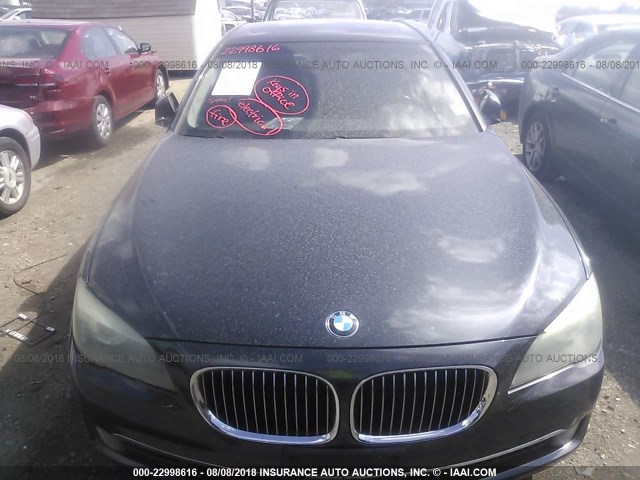 WBAKA83569CY33807 - 2009 BMW 750 I GRAY photo 6