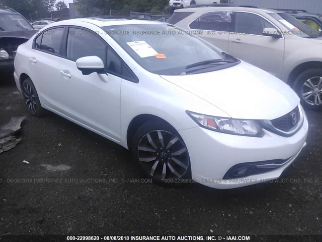 19XFB2F93EE021669 - 2014 HONDA CIVIC EXL 白色 照片 1
