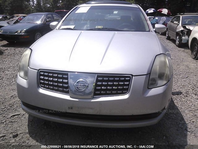 1N4BA41E64C811660 - 2004 NISSAN MAXIMA SE/SL SILVER photo 6