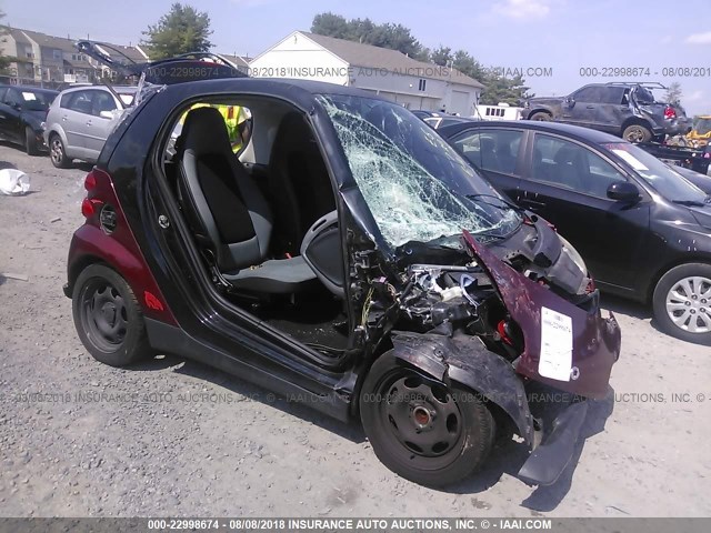 WMEEJ31X69K257456 - 2009 SMART FORTWO PURE/PASSION RED photo 1