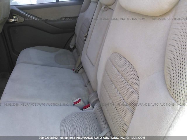 5N1AR18W55C747040 - 2005 NISSAN PATHFINDER LE/SE/XE BURGUNDY photo 8