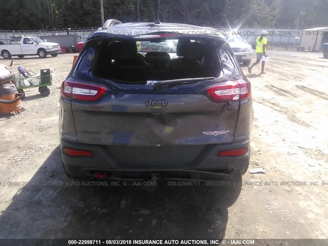 1C4PJMBSXHW578102 - 2017 JEEP CHEROKEE TRAILHAWK 黑色 照片 6