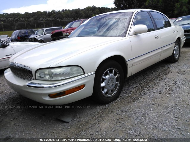 1G4CU541224230082 - 2002 BUICK PARK AVENUE ULTRA WHITE photo 2