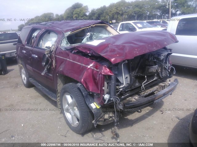 1GNUKBE02AR179632 - 2010 CHEVROLET TAHOE K1500 LT MAROON photo 1