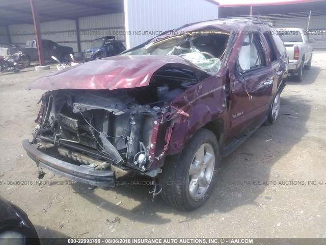 1GNUKBE02AR179632 - 2010 CHEVROLET TAHOE K1500 LT MAROON photo 2