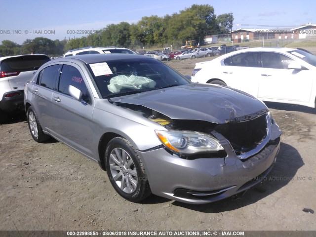 1C3CCBBG1DN608133 - 2013 CHRYSLER 200 TOURING SILVER photo 1