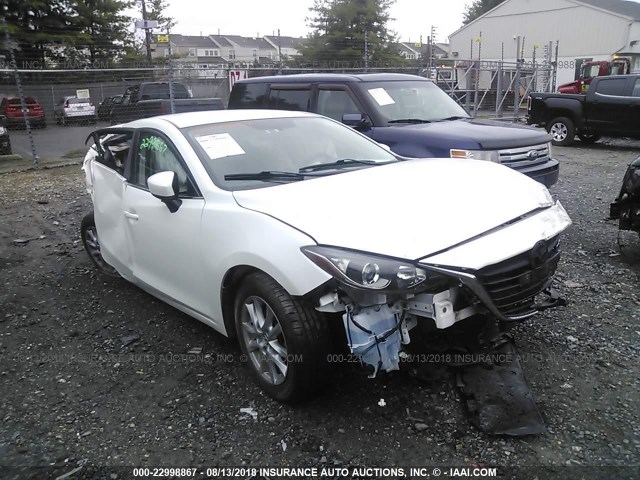 JM1BM1V73E1146659 - 2014 MAZDA 3 TOURING WHITE photo 1