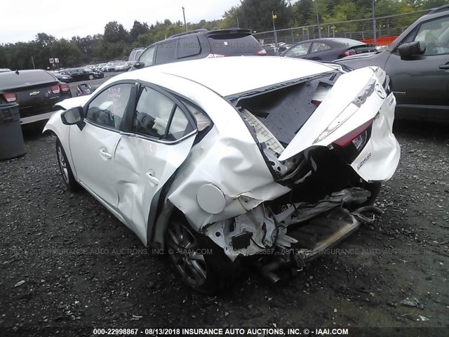 JM1BM1V73E1146659 - 2014 MAZDA 3 TOURING WHITE photo 3