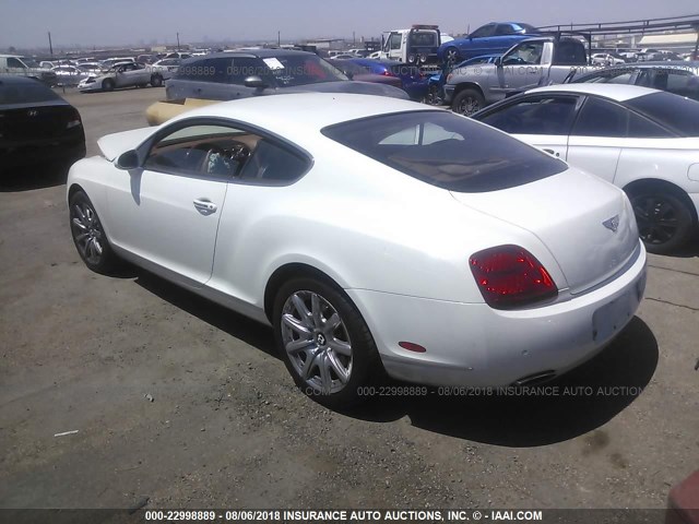 SCBCR63WX6C039386 - 2006 BENTLEY CONTINENTAL GT WHITE photo 3