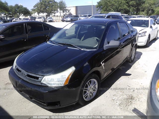 1FAHP35N98W209501 - 2008 FORD FOCUS SE/SEL/SES BLACK photo 2