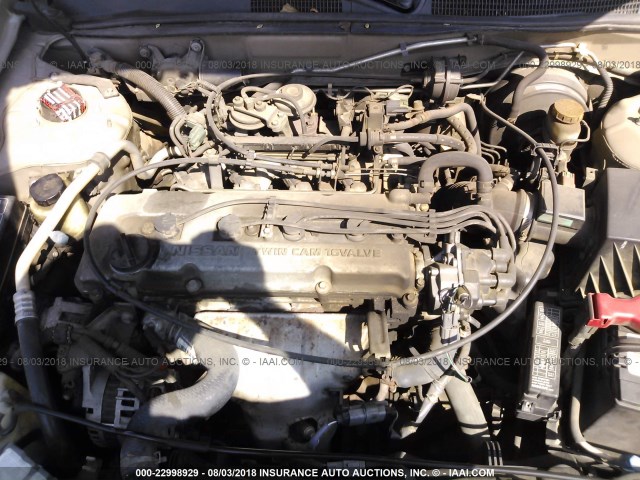 1N4DL01D8YC245557 - 2000 NISSAN ALTIMA XE/GXE/SE/GLE GOLD photo 10