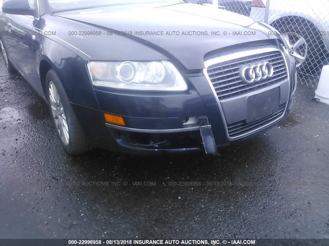 WAUDH74F97N154945 - 2007 AUDI A6 3.2 QUATTRO Dark Blue photo 6