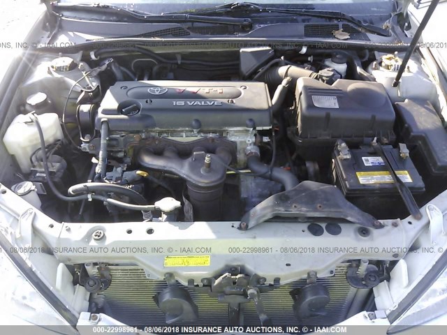 4T1BE32K85U987209 - 2005 TOYOTA CAMRY LE/XLE/SE 银色 照片 10