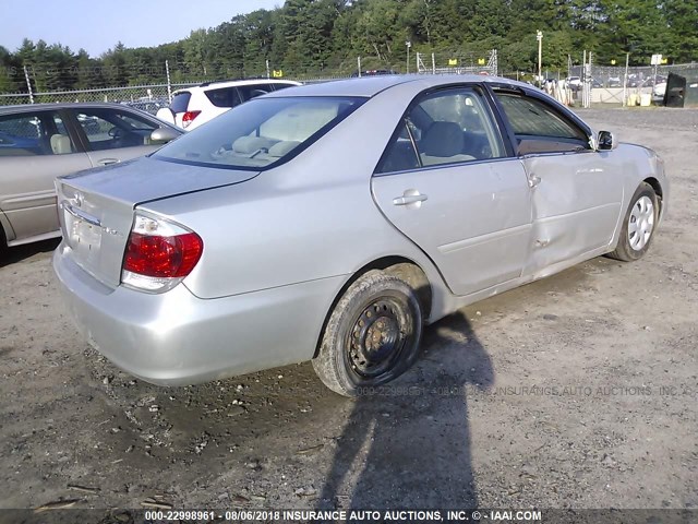 4T1BE32K85U987209 - 2005 TOYOTA CAMRY LE/XLE/SE 银色 照片 4