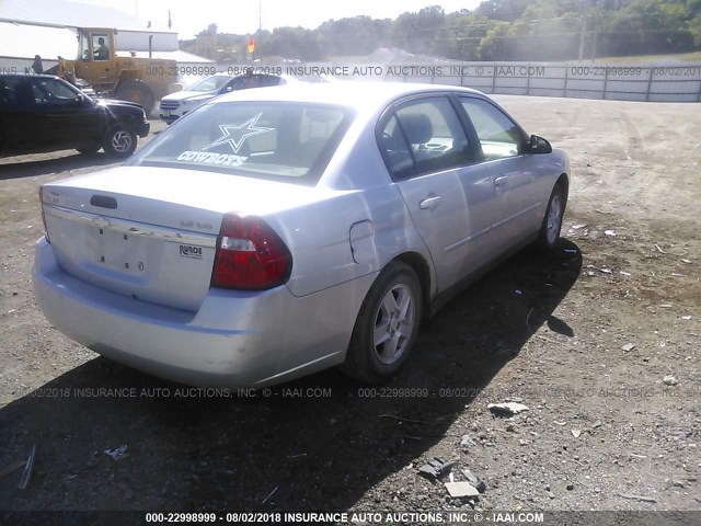 1G1ZT54864F211551 - 2004 CHEVROLET MALIBU LS Gümüş foto 4