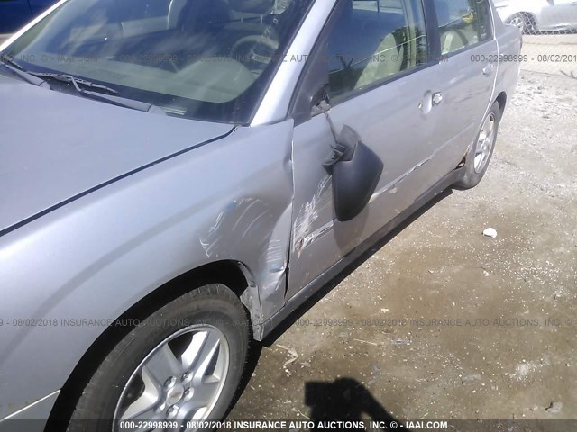 1G1ZT54864F211551 - 2004 CHEVROLET MALIBU LS Gümüş foto 6