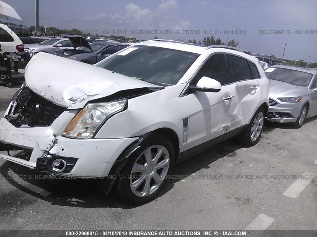 3GYFNAEY4BS645496 - 2011 CADILLAC SRX LUXURY COLLECTION WHITE photo 2