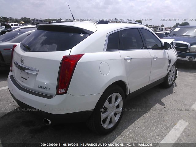 3GYFNAEY4BS645496 - 2011 CADILLAC SRX LUXURY COLLECTION WHITE photo 4