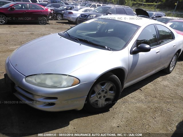 2B3HD46R23H569633 - 2003 DODGE INTREPID SE SILVER photo 2