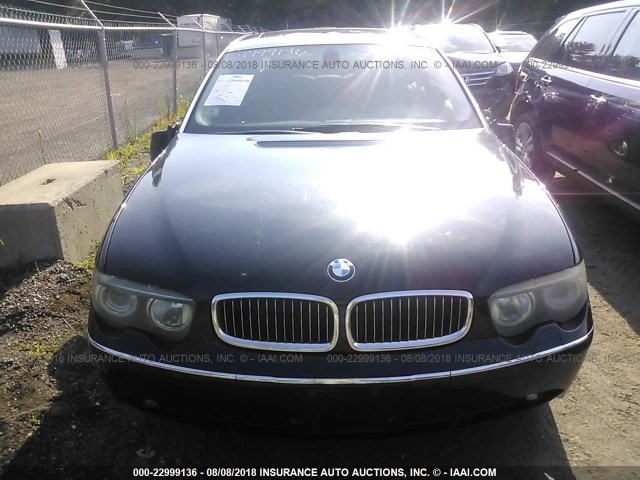 WBAGN63574DS52737 - 2004 BMW 745 LI BLACK photo 6