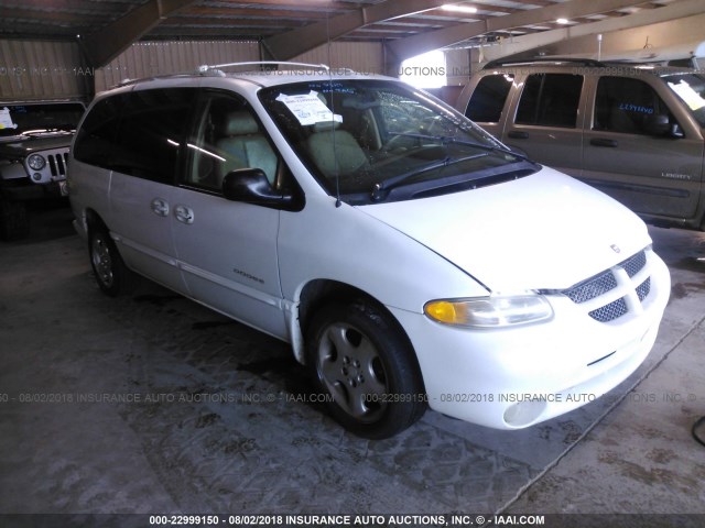 1B4GP74L1YB573378 - 2000 DODGE GRAND CARAVAN ES WHITE photo 1