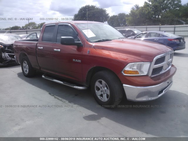 1D3HB18P19S780877 - 2009 DODGE RAM 1500 ORANGE photo 1