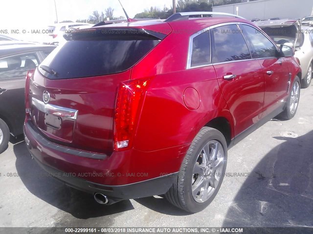 3GYFNBEY4AS565202 - 2010 CADILLAC SRX PERFORMANCE COLLECTION Қызыл фото 4