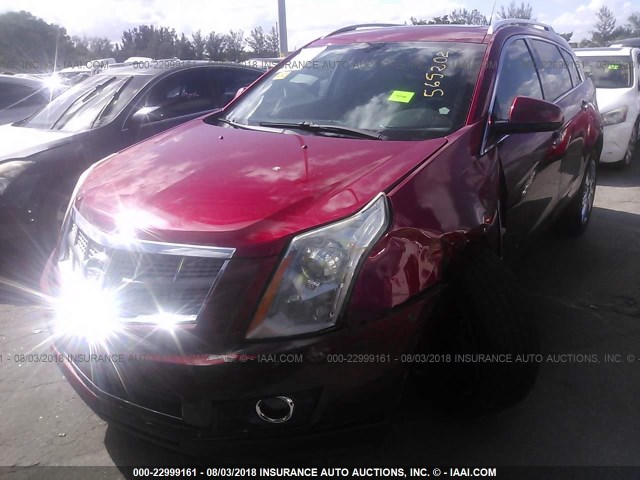 3GYFNBEY4AS565202 - 2010 CADILLAC SRX PERFORMANCE COLLECTION Қызыл фото 6
