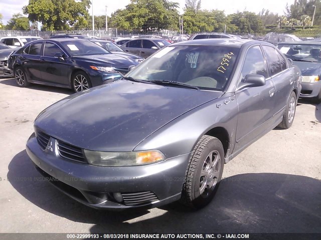 4A3AA46G63E175984 - 2003 MITSUBISHI GALANT ES/LS GRAY photo 2